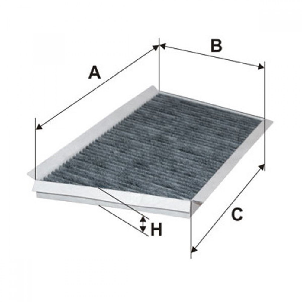 Филтър купе с активен въглен FILTRON K 1106A