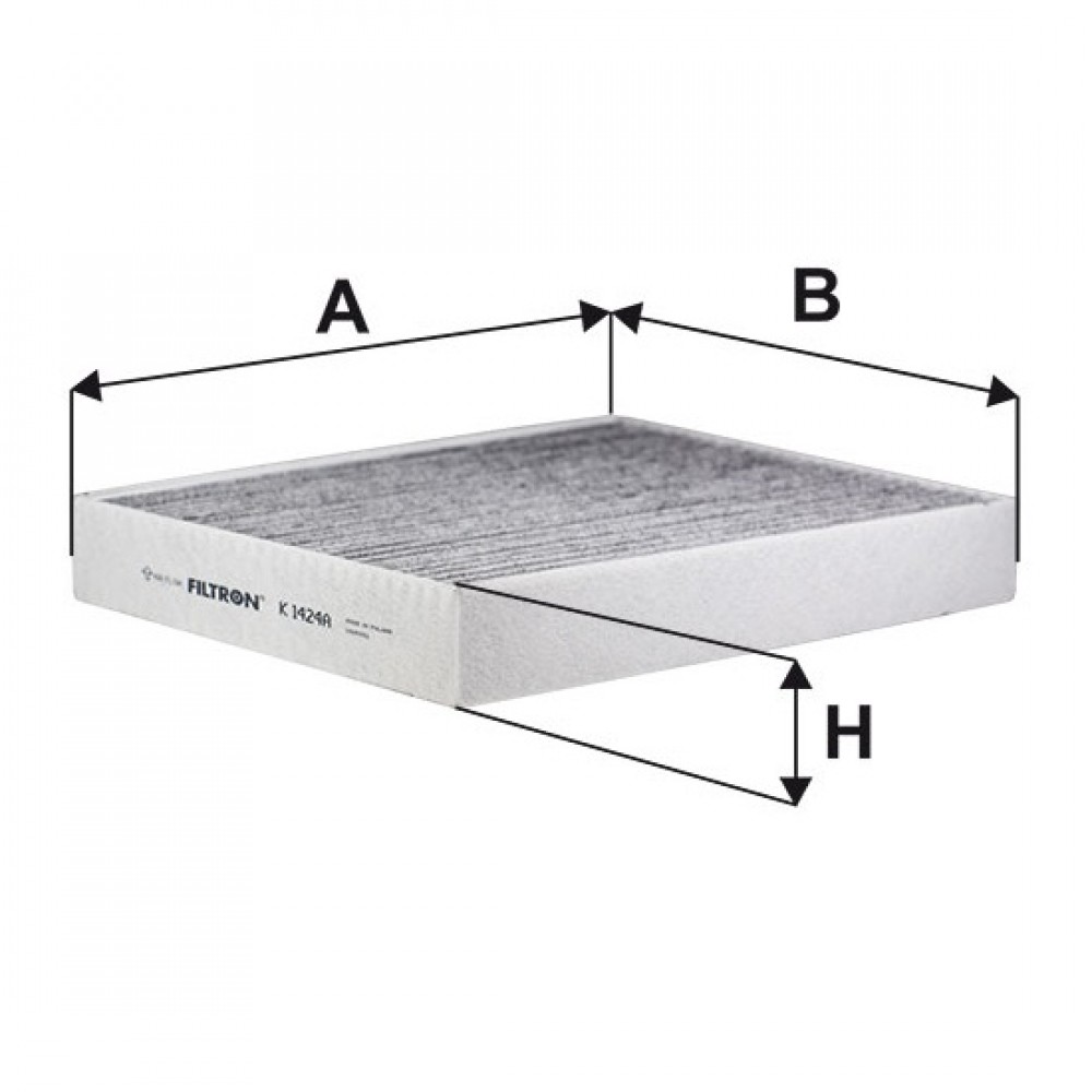 Филтър купе с активен въглен FILTRON K 1424A