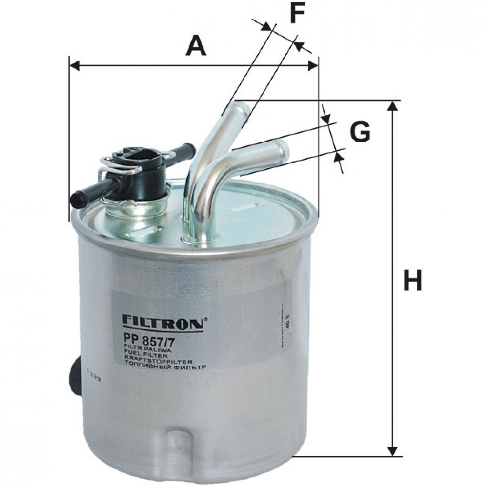 Горивен филтър FILTRON PP 857/7
