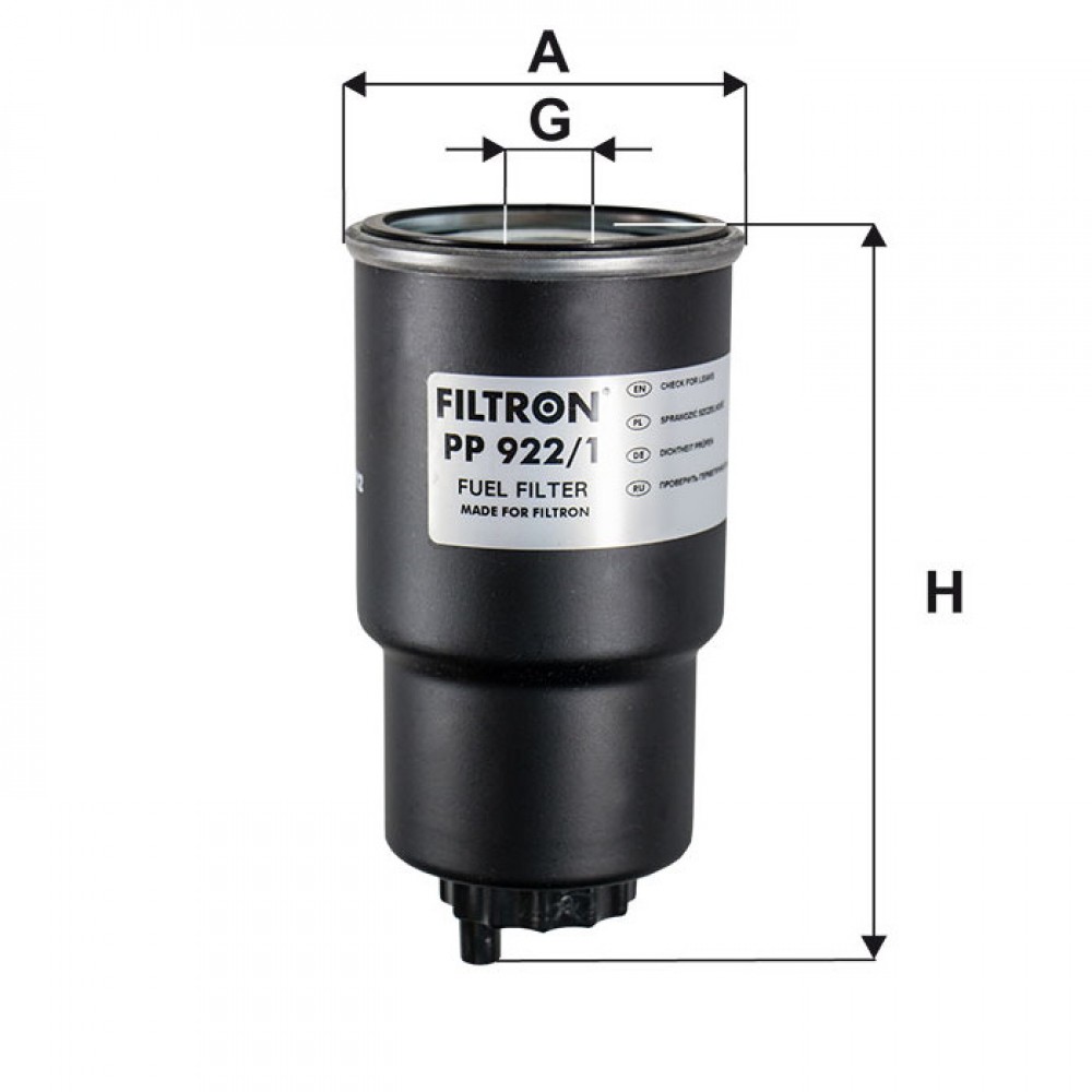 Горивен филтър FILTRON PP 922/1