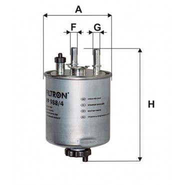 Горивен филтър FILTRON PP 988/4
