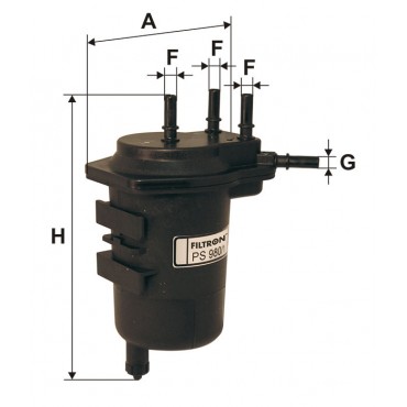 Горивен филтър FILTRON PS 980/1