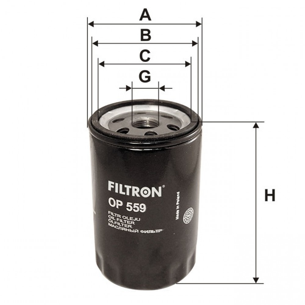 Маслен филтър FILTRON OP 559
