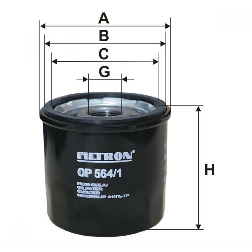 Маслен филтър FILTRON OP 564/1