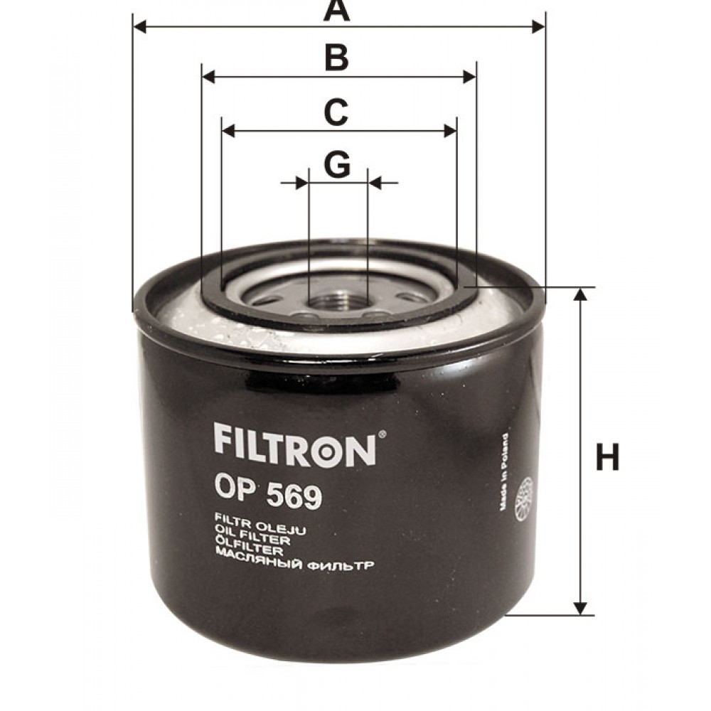 Маслен филтър FILTRON OP 569