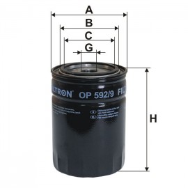 Маслен филтър FILTRON OP 592/9