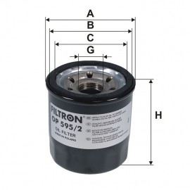 Маслен филтър FILTRON OP 595/2