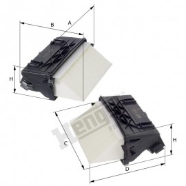 Въздушен филтър HENGST E1328L-2