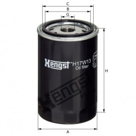 Маслен филтър HENGST H17W13