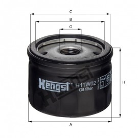 Маслен филтър HENGST H11W02