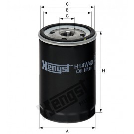 Маслен филтър HENGST H14W40