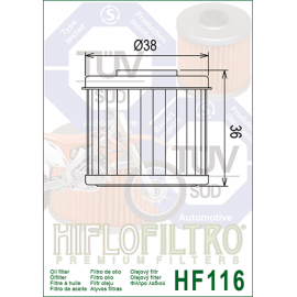 Маслен филтър HIFLO HF116