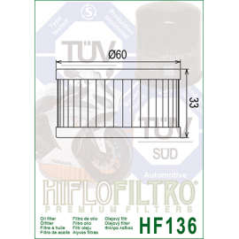 Маслен филтър HIFLO HF136