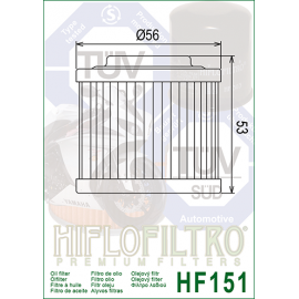 Маслен филтър HIFLO HF151