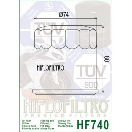 Маслен филтър HIFLO HF740