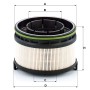 Горивен филтър Mann-Filter PU 11 001 z KIT