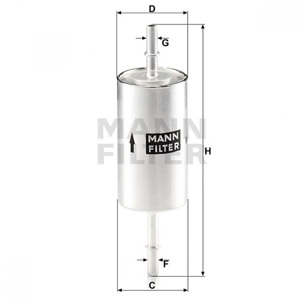 Горивен филтър Mann-Filter WK 512/1