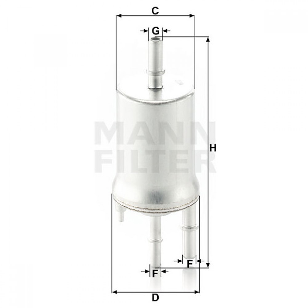 Горивен филтър Mann-Filter WK 6015