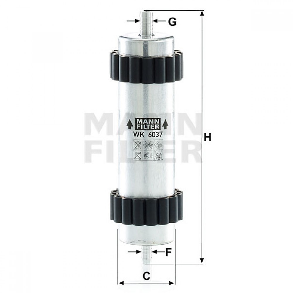 Горивен филтър Mann-Filter WK 6037