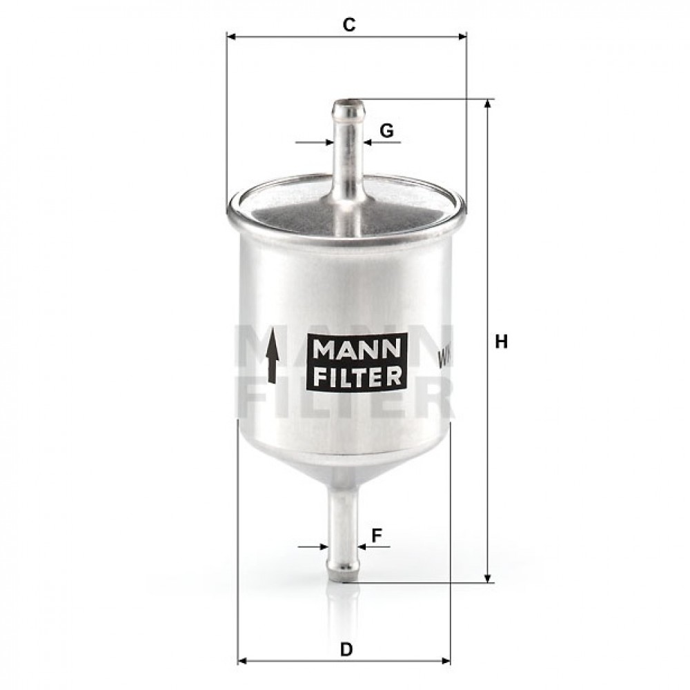 Горивен филтър Mann-Filter WK 66