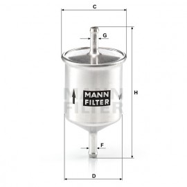 Горивен филтър Mann-Filter WK 66