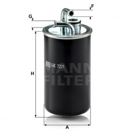 Горивен филтър Mann-Filter WK 722/1