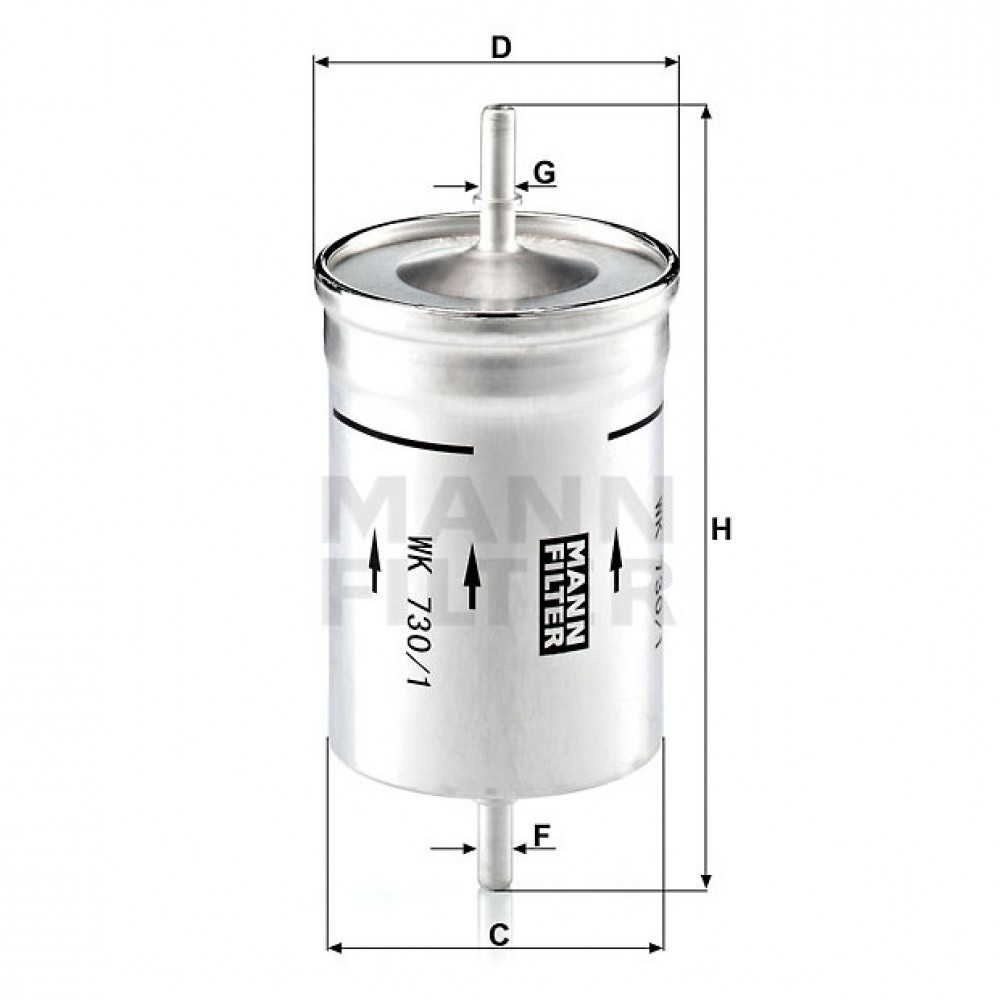 Горивен филтър Mann-Filter WK 730/1