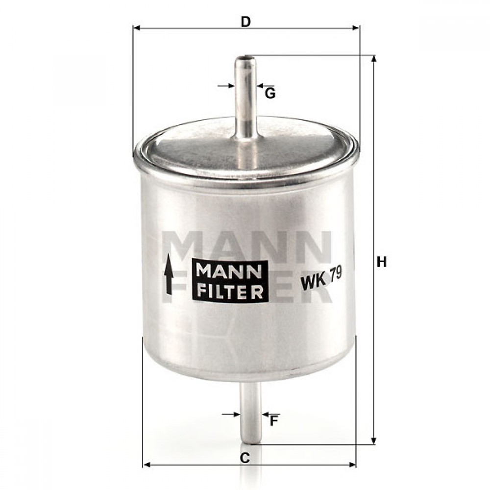 Горивен филтър Mann-Filter WK 79