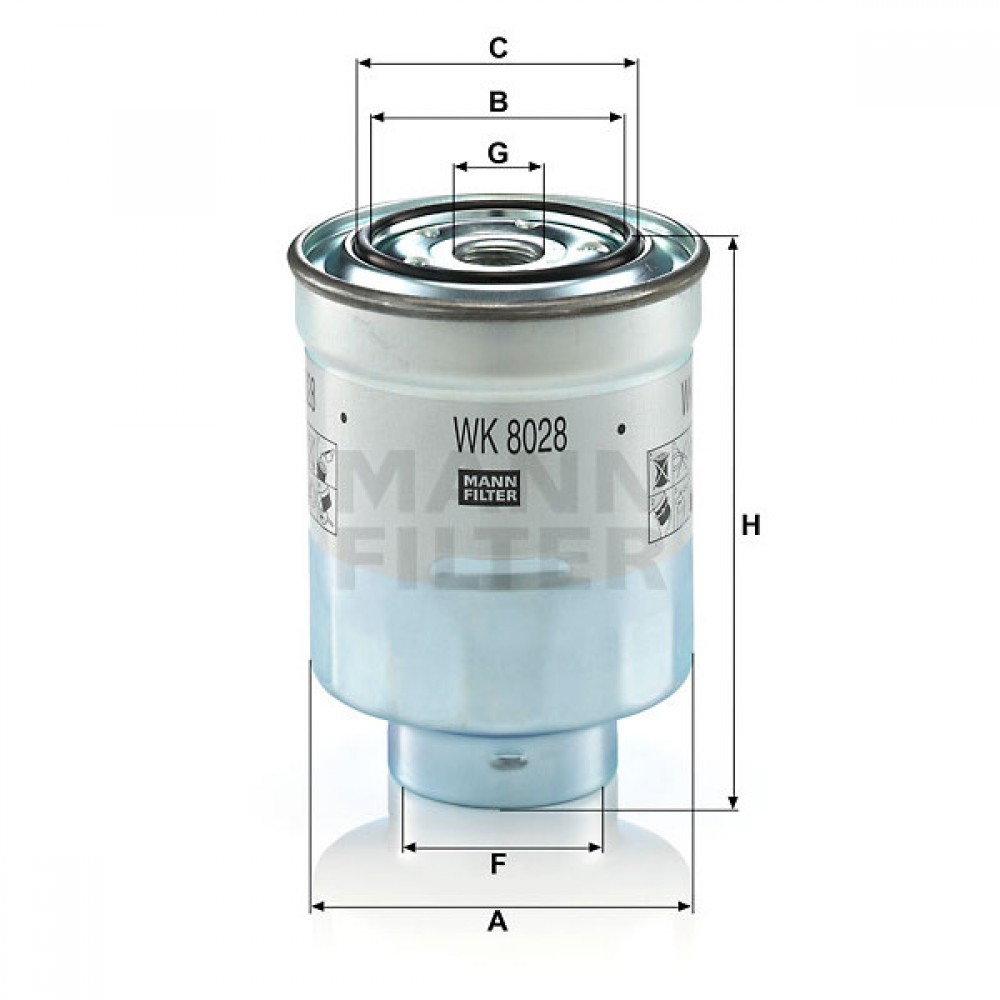 Горивен филтър Mann-Filter WK 8028 z