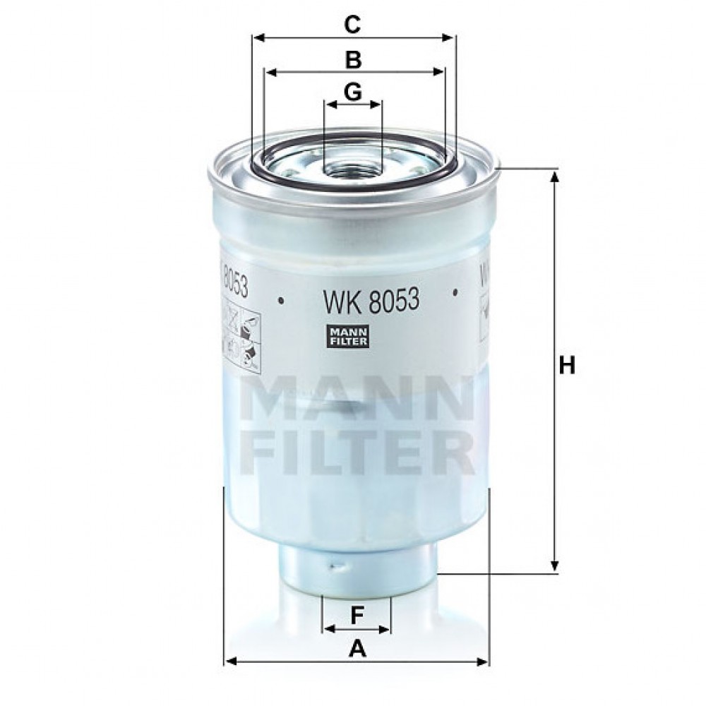 Горивен филтър Mann-Filter WK 8053 z