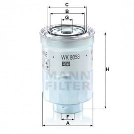 Горивен филтър Mann-Filter WK 8053 z
