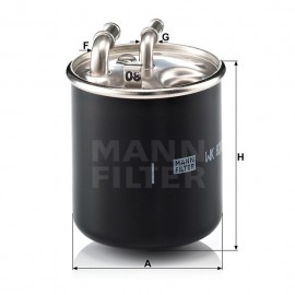 Горивен филтър Mann-Filter WK 820/2 x