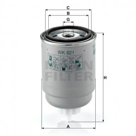 Горивен филтър Mann-Filter WK 821