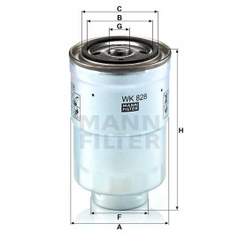Горивен филтър Mann-Filter WK 828 x