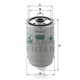 Горивен филтър Mann-Filter WK 842/2