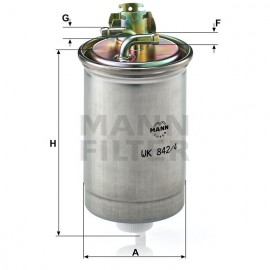Горивен филтър Mann-Filter WK 842/4