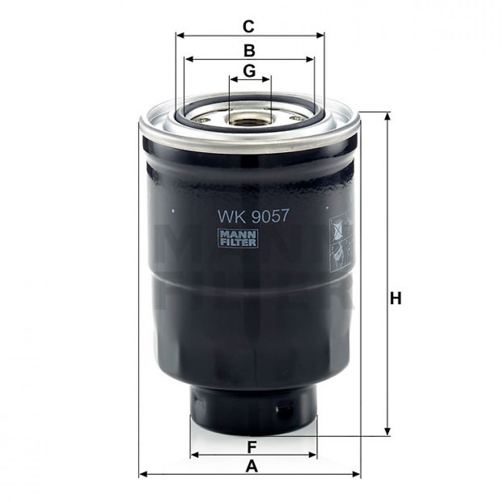 Горивен филтър Mann-Filter WK 9057 z