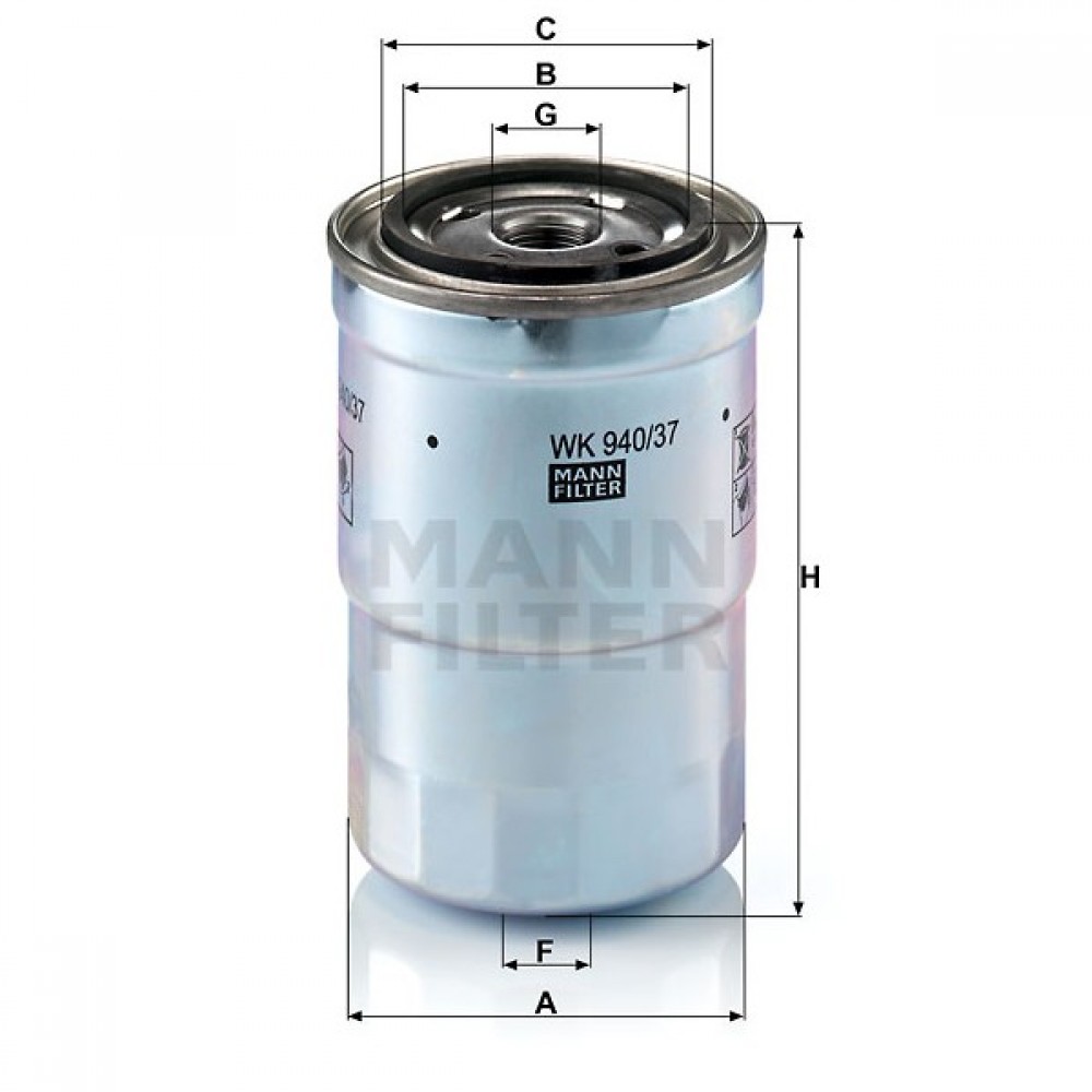 Горивен филтър Mann-Filter WK 940/37 x