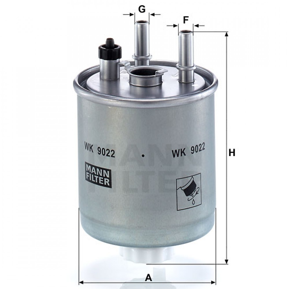 Горивен филтър Mann-Filter WK 9022