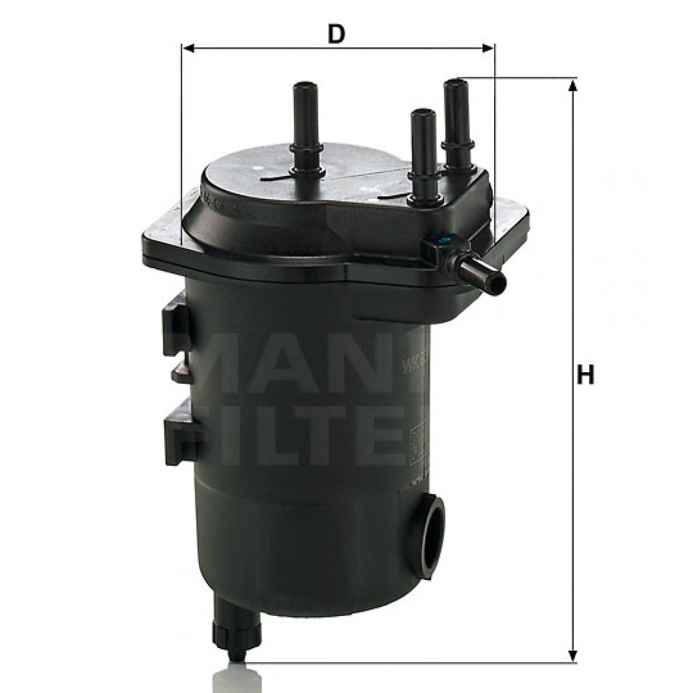 Горивен филтър Mann-Filter WK 939/17 x