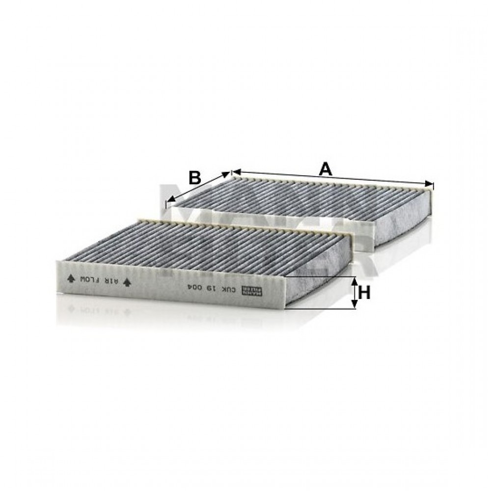 Филтър купе с активен въглен Mann-Filter CUK 19 004