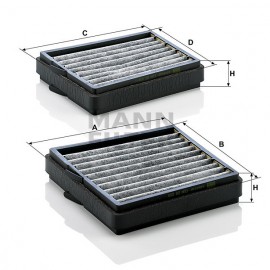 Филтър купе с активен въглен Mann-Filter CUK 20 000-2