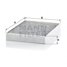 Филтър купе с активен въглен Mann-Filter CUK 23 014-2
