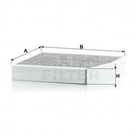 Филтър купе с активен въглен Mann-Filter CUK 26 007