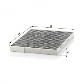 Филтър купе с активен въглен Mann-Filter CUK 2620