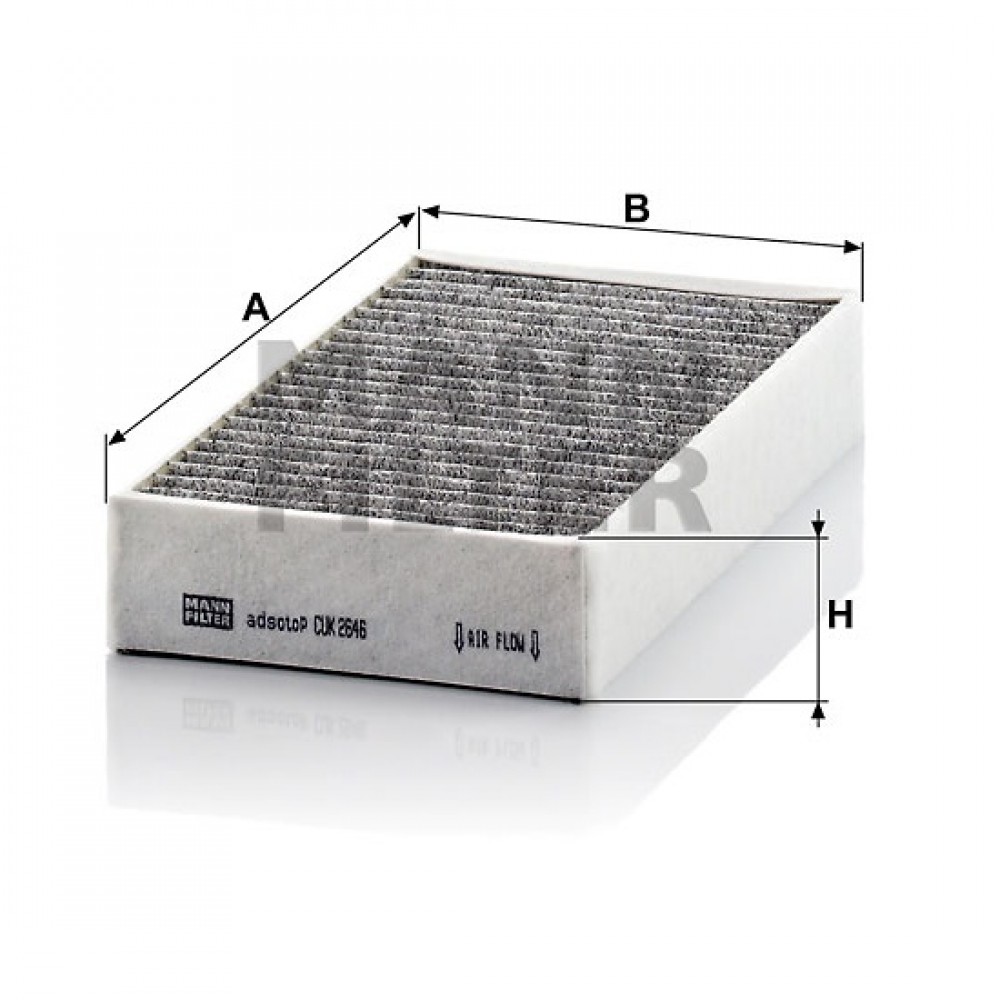Филтър купе с активен въглен Mann-Filter CUK 2646-2