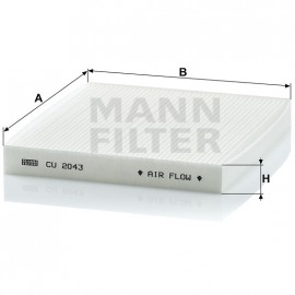 Филтър купе Mann-Filter CU 2043