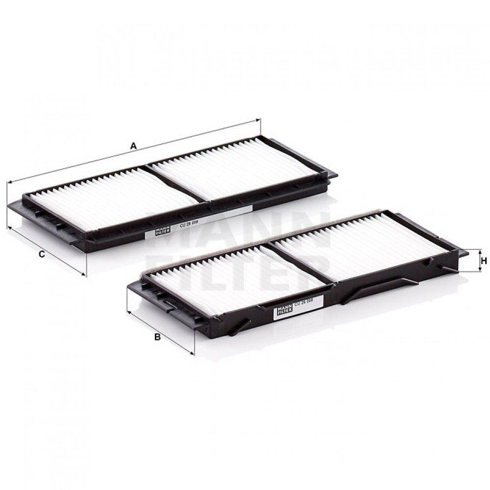 Филтър купе Mann-Filter CU 26 008-2