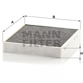 Филтър купе с активен въглен Mann-Filter CUK 26 010