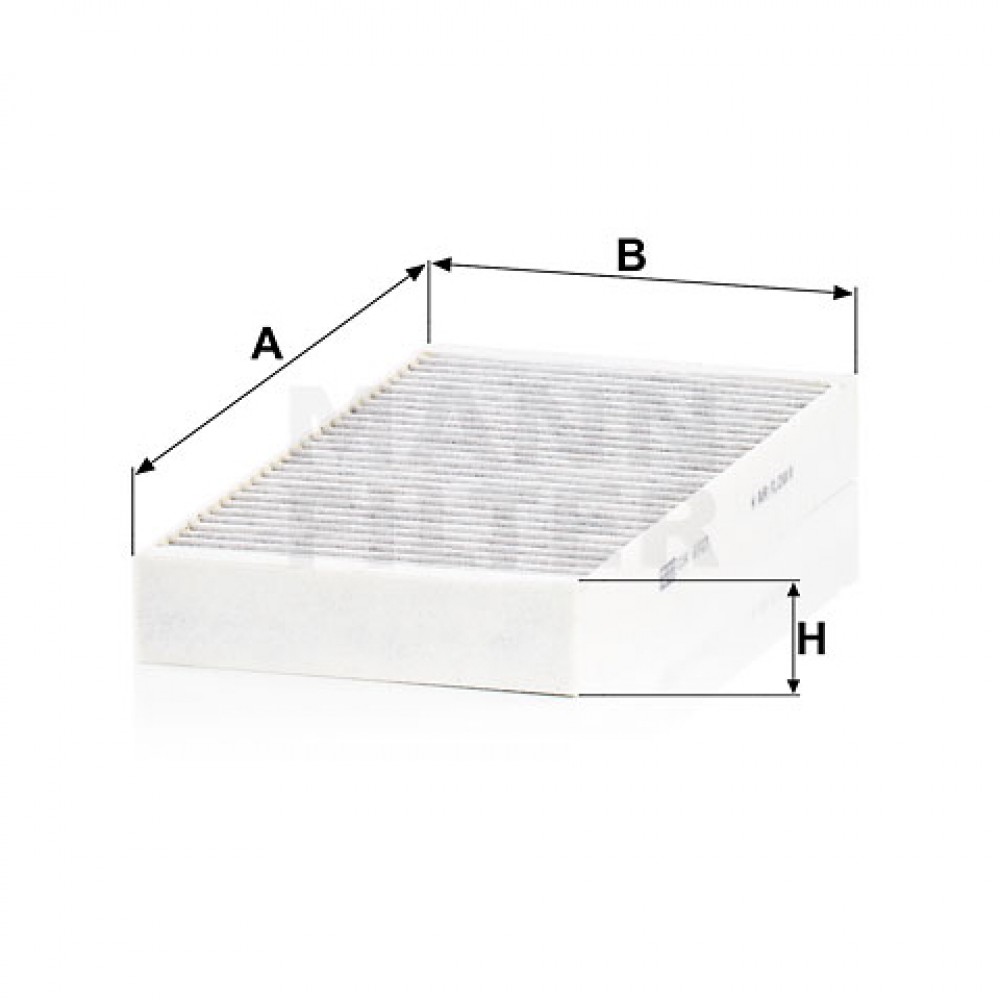 Филтър купе с активен въглен Mann-Filter CUK 2723-2
